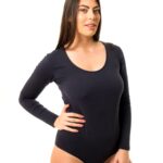 Body maglia manica lunga Jadea 4154 in cotone elasticizzato