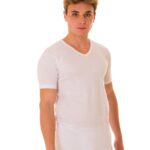 Maglia uomo mezza manica a punta Irge irm2 cotone