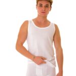 Canottiere uomo spalla larga cotone Snelly 7014