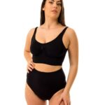 Reggiseno brassiere spalla larga in microfibra elasticizzata