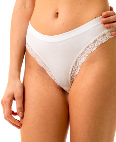 Slip Vita Bassa Jadea con pizzo 518